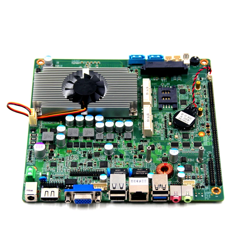 Мини-itx мини материнская плата Celeron J1900 бортовой 4GB 6 COM сенсорный экран широкая мощность 1* DDR3 240 Разъем