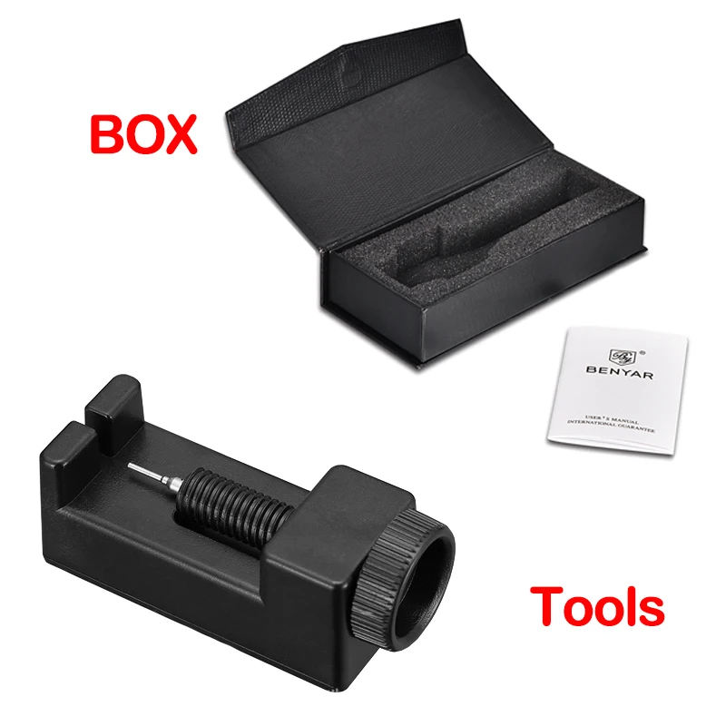BENYAR часы мужские часы коробка ремешок инструмент для удаления - Цвет: Tools Box