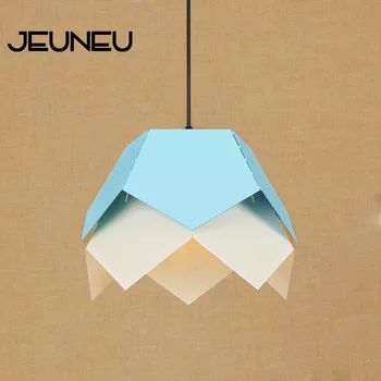 

Industrial Retro Loft Pendant Light LED E27 Iron Hanging Lamp with 6 Colors for Home Living Room Kitchen Bedroom Cafe Restaurant