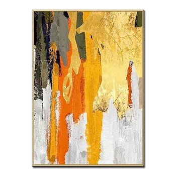 

Multiple Colors Abstract Oil Painting Modern Wall Art Living Room Picture Home Decoration Painting 100% Handmade Unframe