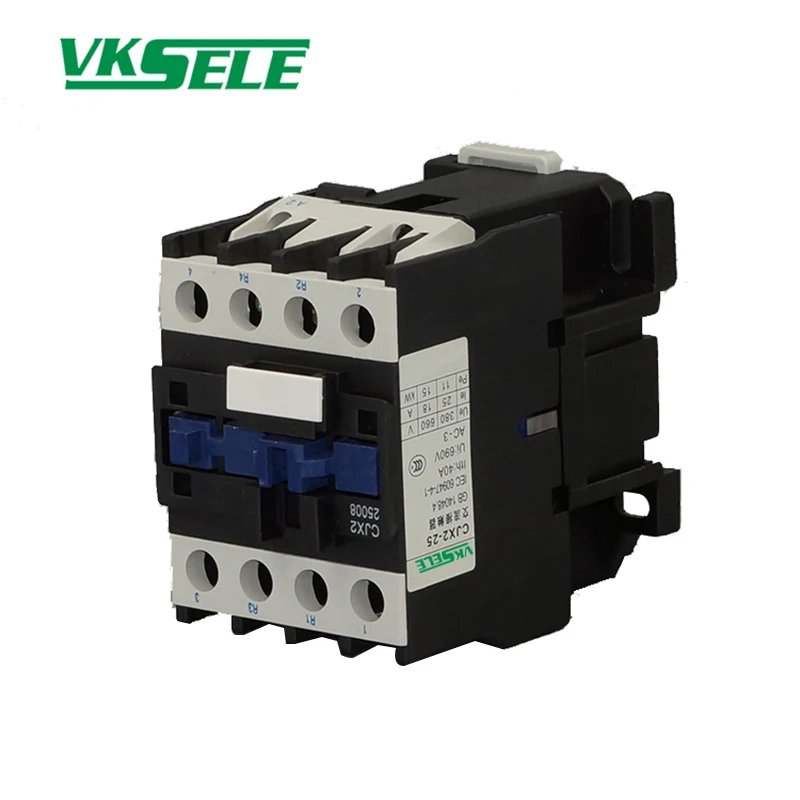 CJX2 25004 CJX2 25008 LC1 D25 series 25A 4 poles electric magnetic ...