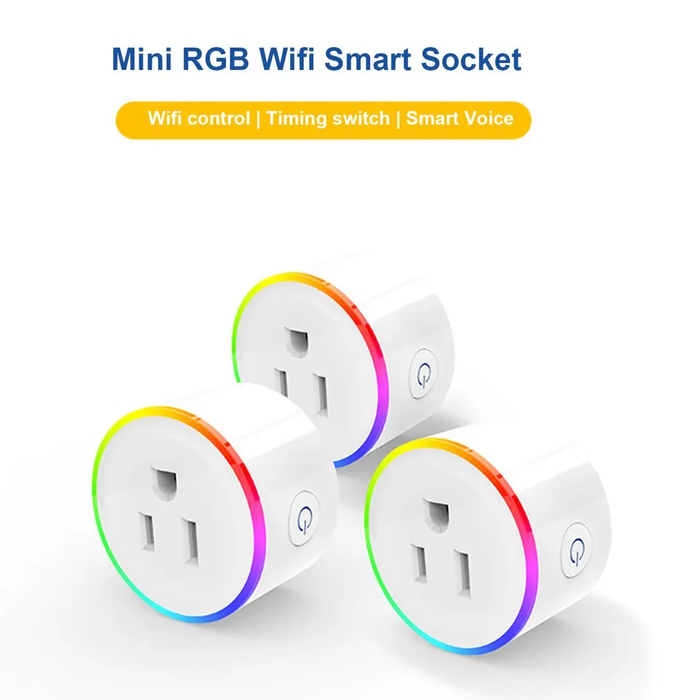 Smart Plug Switch Socket Wifi Timing Plug Smart Home App Control Wireless Outlet Voice Intelligence Scenario Smart Socket