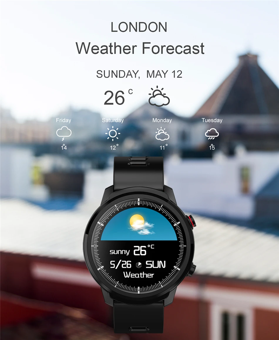 Relogio LIGE Smartwatch полный сенсорный экран монитор сердечного ритма кровяное давление фитнес-трекер Смарт-часы спортивные водонепроницаемые часы