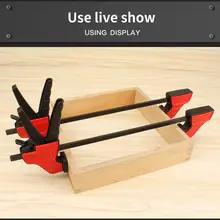 4 дюйма F Тип Зажим Быстрый трещотка сверхмощный деревообрабатывающий бар зажим набор деревообрабатывающий обратный зажим прочный