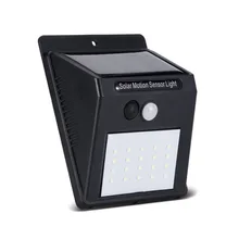 Односторонняя доска Солнечный настенный светильник 20 огней мульти-пакет открытый свет управления люди фонарик для прогулок ноги 1200ма литиевая батарея