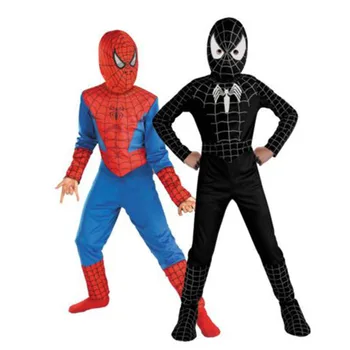 

Spiderman cosplay costume kids jumpsuit spiderman children boys party zentai tights cos Halloween costume 8816