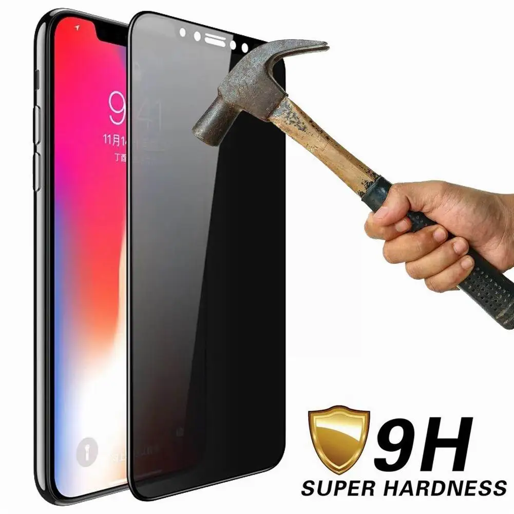 Защитная пленка для экрана с защитой от шпиона защитная из закаленного