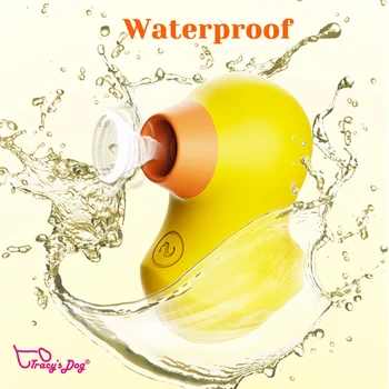 Tracy’s Dog Mr Duckie Clitoral Sucking Vibrators For Clit Nipple Stimulation With 7 Suction Lovers Vibrator Sex Toy For Women 3