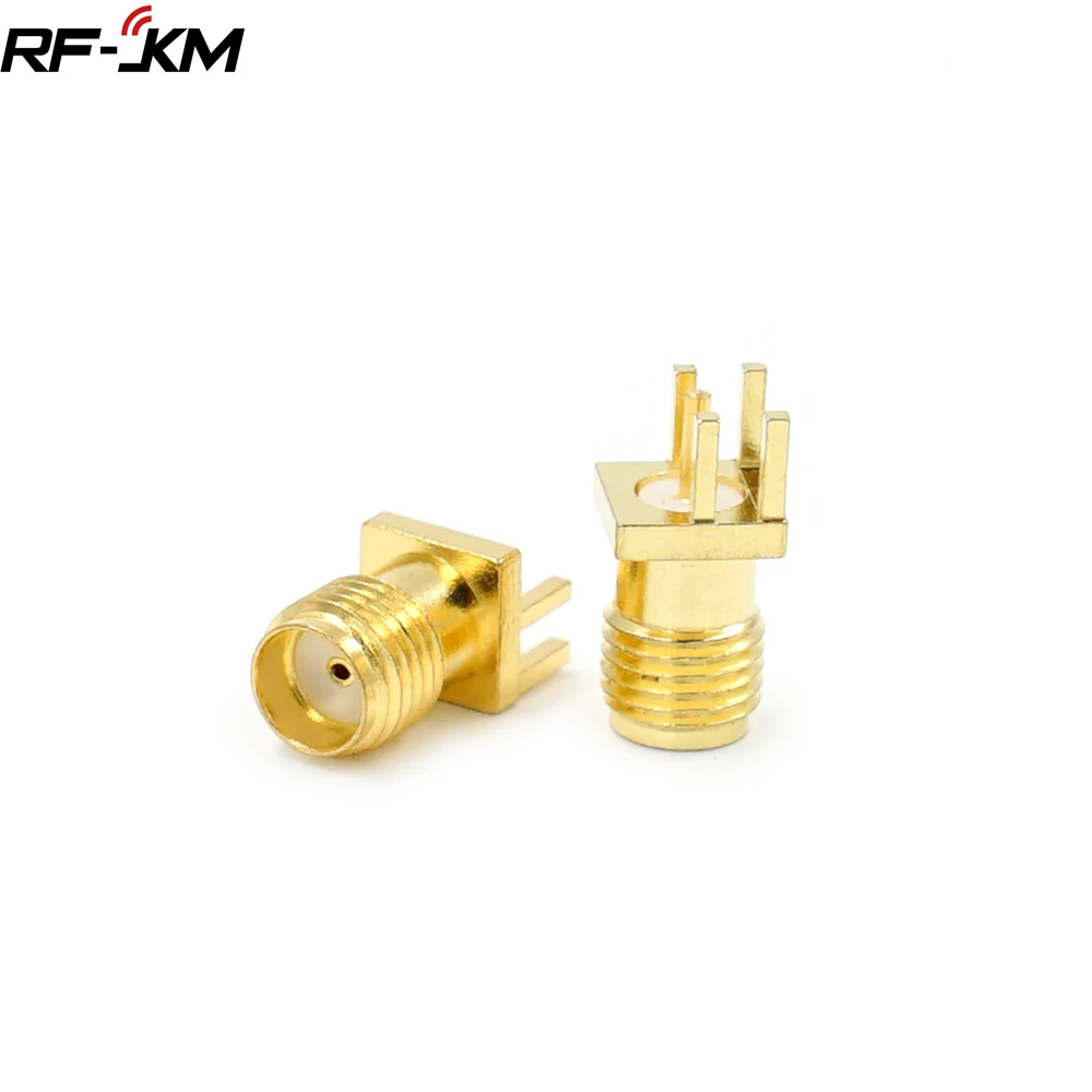 Коаксиальный разъем SMA 10 шт. гнездо для припоя PCB 4-контактный держатель адаптер 1 6