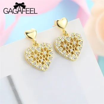 

GAGAFEEL Genuine 925 Sterling Silver Simple Female Hoop Earrings for Women Classic Silver Jewelry Bijoux Lovely Gift
