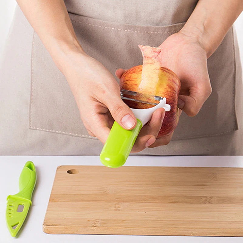 2 шт./компл. Нержавеющая сталь растительного Slicer резка Кухонные гаджеты многофункциональный фруктовый Ножи очистки фруктов и овощей терки для фруктов Кухня T