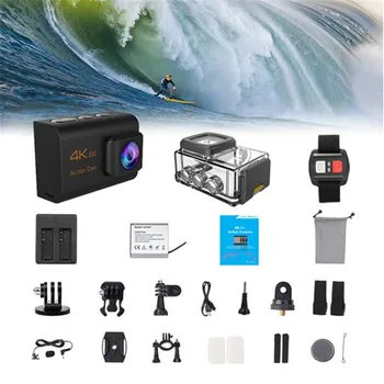 

EIS 3-Axis Smart Camera Wifi Remote Control Aerial Camera 4K Action Camera 20MP 2in LCD Sport Waterproof Camera