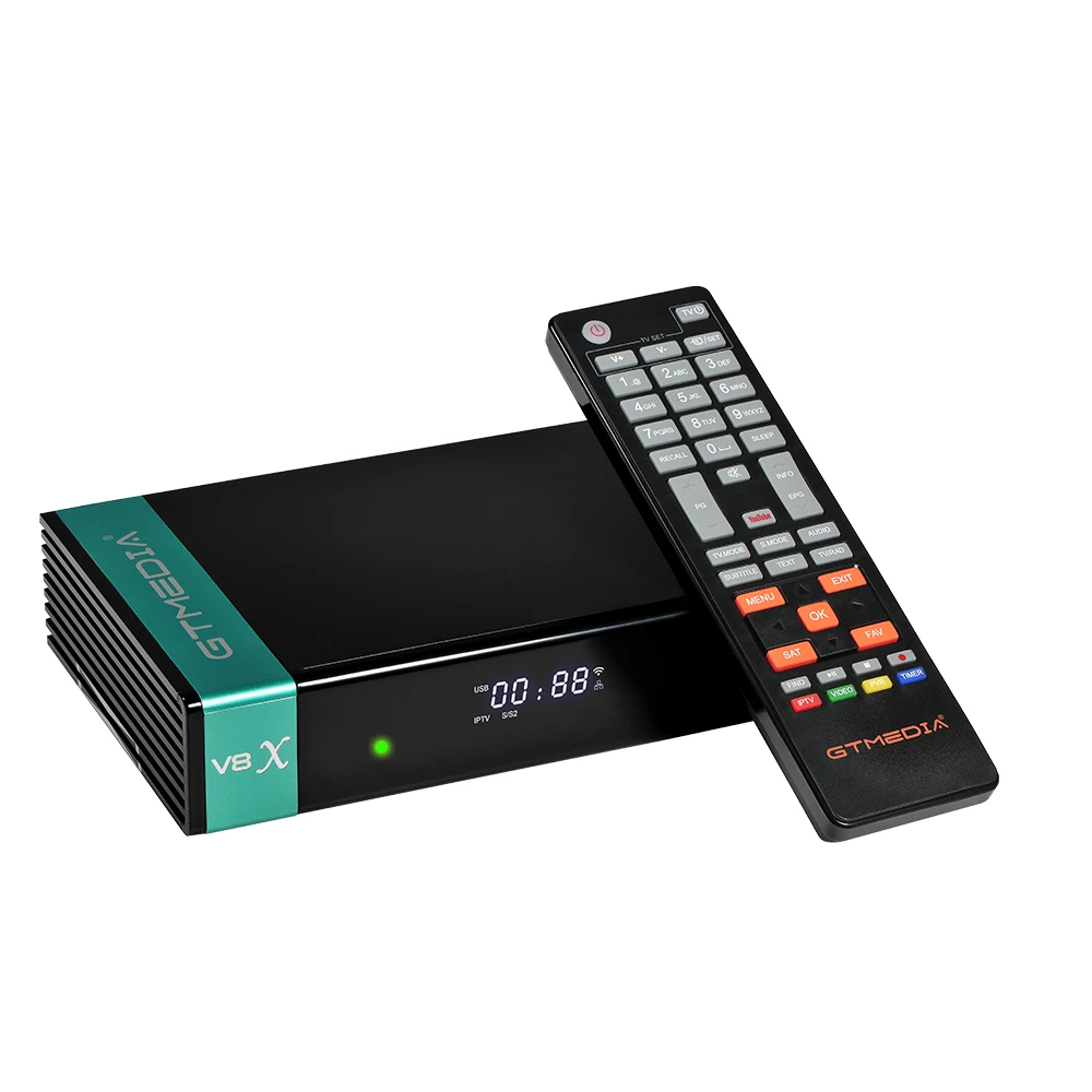Популярный новый дизайн DVB S/S2/S2X IPTV Xtream Stalker CCcam спутниковый ТВ приемник декодер