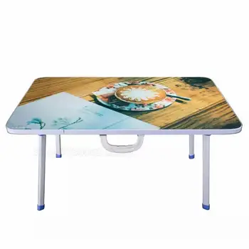 

New portable cartoon bed computer desk folding table home computer desk dormitory artifact lazy computer desk