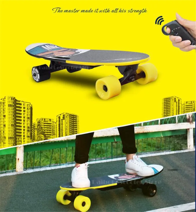 Daibot Mini Electric Skateboard Four Wheels Electric Scooters Single Drive 300W Portable Four Wheel Electric Scooter Adult (13)