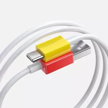 Xiaomi Mijia Youpin INNOMAKE type-C замок кабель для передачи данных желтый+ красный Длина линии 1 м пряжка дизайн для удобного хранения