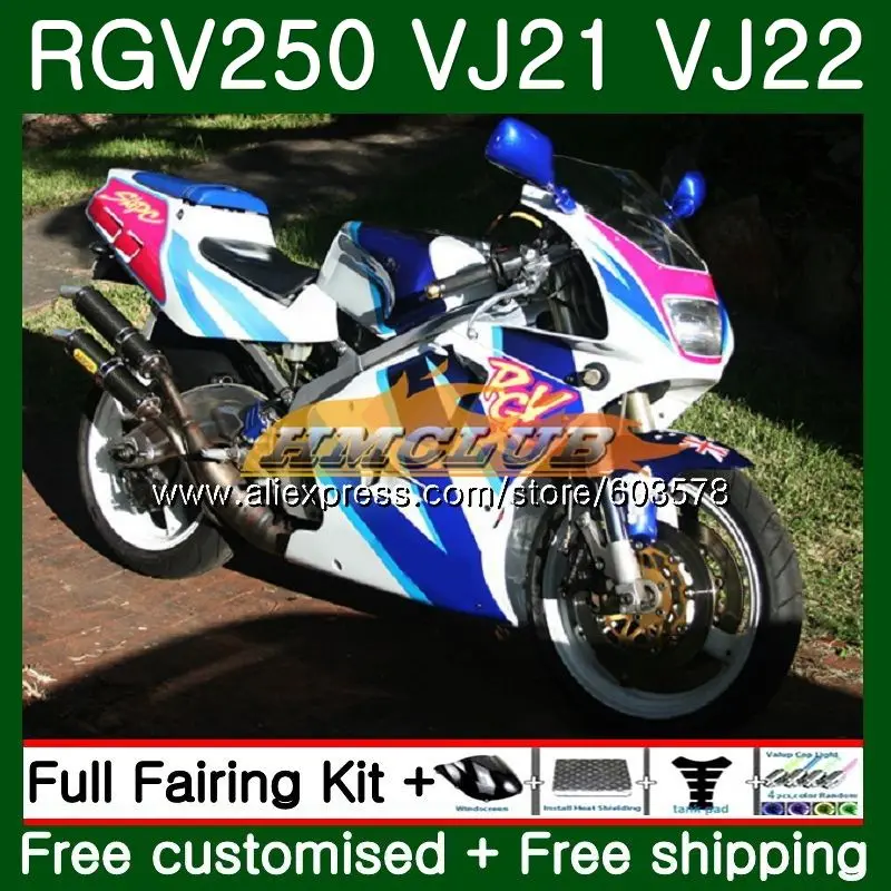 RGV-250 для SUZUKI SAPC VJ21 RGV250 88 89 90 91 92 93 цвета 17CL. 96 VJ22 RGV 250 1988 1989 1990 1991 1992 1993 обтекатели
