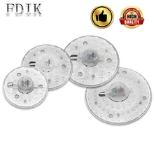 Светодиодный модуль потолочная лампа светильник ing источник AC220V 12 Вт 18 Вт 24 Вт 36 Вт светодиодный панельный светильник светодиодный светильник лампа замена потолочный светодиодный светильник