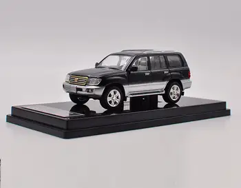 

1/64 Scale Toyota Land Cruiser LC100 Black DieCast Car Model Collection HIKASI