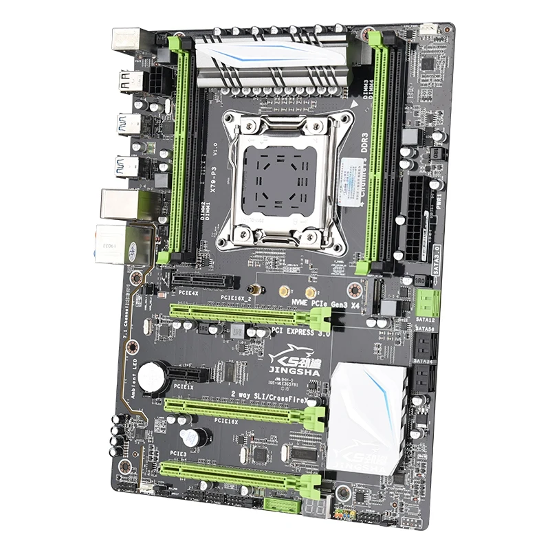 JINGSHA X79 P3 материнская плата LGA 2011-V2 4 канала 64 ГБ DDR3 ECC ram NVME M.2 USB3.0 SATA3.0/2,0 PCI-E3.0 для Intel Xeon V1 V2& C