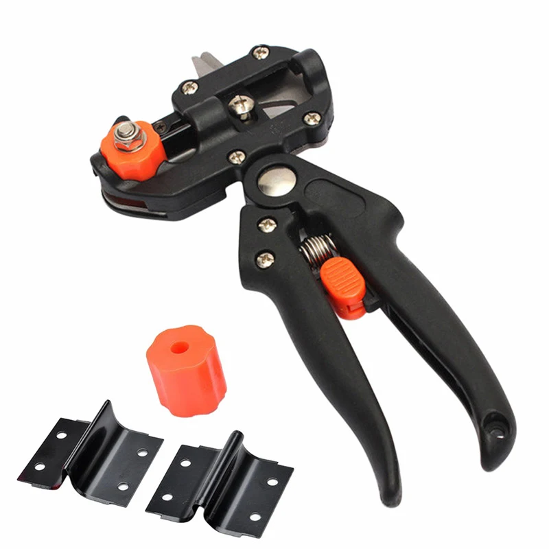 Garden Tools Pruner Chopper Vaccination Cutting Tree Garden Grafting Tool with 2 Blades Plant Shears Scissors Garden Hand Tools