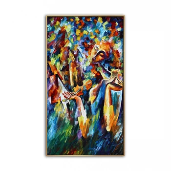 

Oil Painting 100% Hand painted Modern Linen canvas Knife painting colour Colorful scenery Home living room Decor Art 2020091604