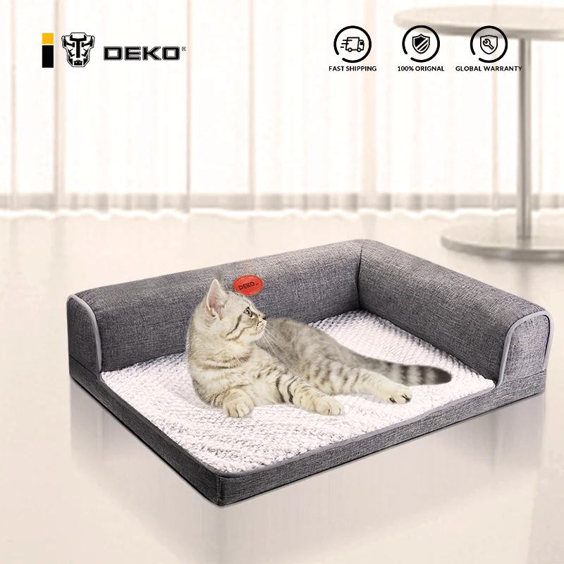 DEKO Dog Sofa Bed Soft Waterproof Warm Cushion Cat House Puppy Sleeping Hondenmand Mat Pet Supplies | Дом и сад