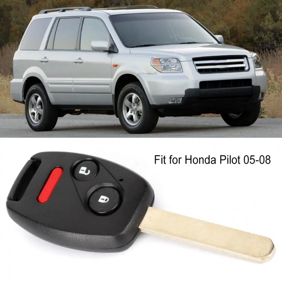3 Button Remote Car Key Fob 433mhz With Chip Cwtwbiu545 Fit For Honda