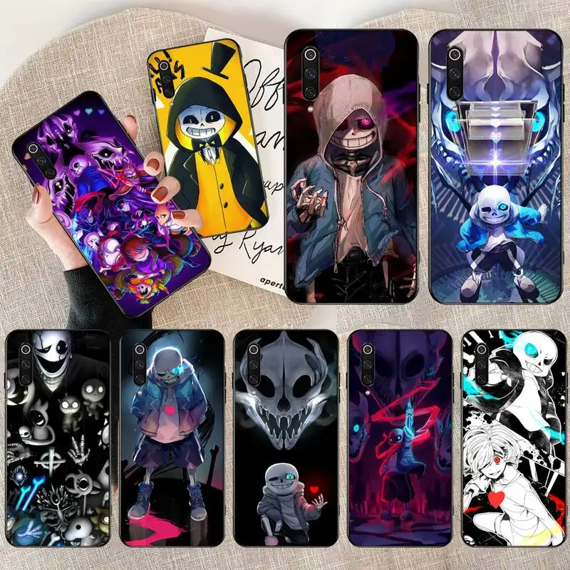 CUTEWANAN видео игра Undertale черный мягкий чехол для телефона Redmi Note 8 8A 7 6 6A 5 5A 4 4X 4A Go Pro Plus