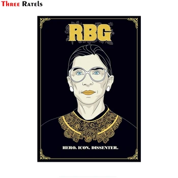 

Three Ratels FTC-907 Ruth Bader Ginsburg RBG We can do it Stickers Waterproof PVC Skateboard Luggage Motorcycle car Sticker