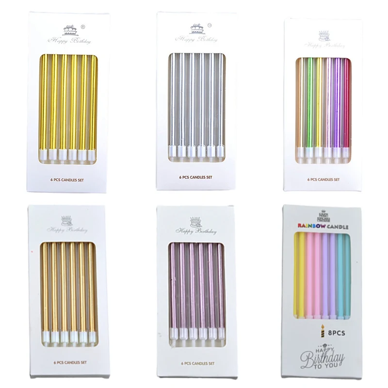 6 Candele Sottili A Bassa Temperatura - Ideali Per Cene Romantiche E Decorazioni Festive - Foto 3