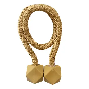 

Magnetic Polyester Curtain Tieback Holder Hooks Ball Buckle Clip Home Decor Window decoration