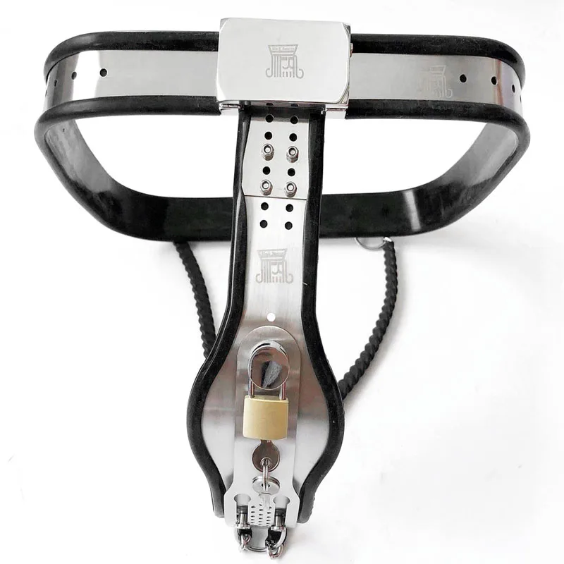 

Stainless Steel Metal Chastity Belt Female Y-Type Chastity Pants Lockable Cbt BDSM Bondage Sex Toys For Woman Strapon Harness