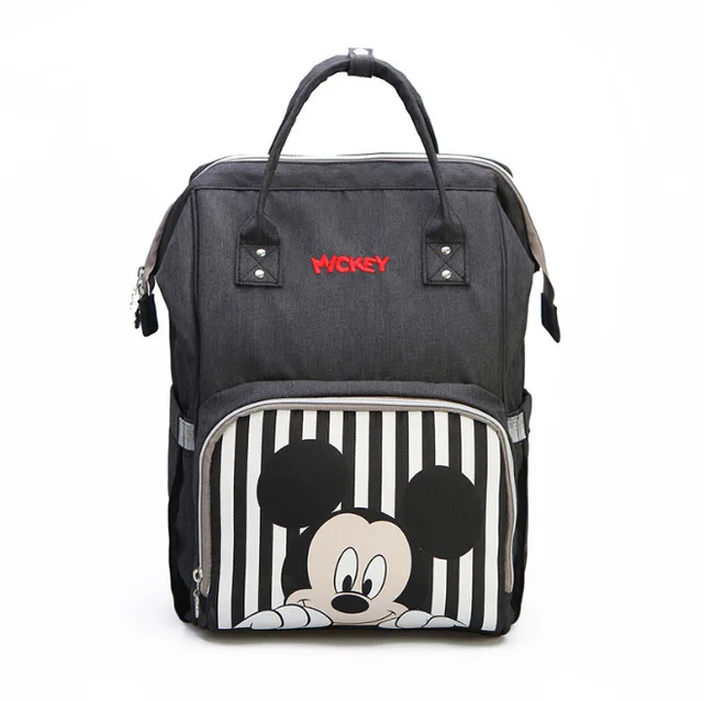 Disney diaper bag backpack waterproof multi-function large capacity shoulder Mummy fashion bag pregnant women bag Mickey