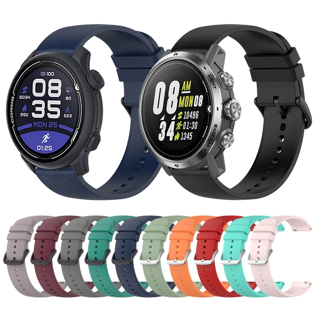 COROS PACE 2 Premium GPS Sport Watch - Silicone band Blue Steel