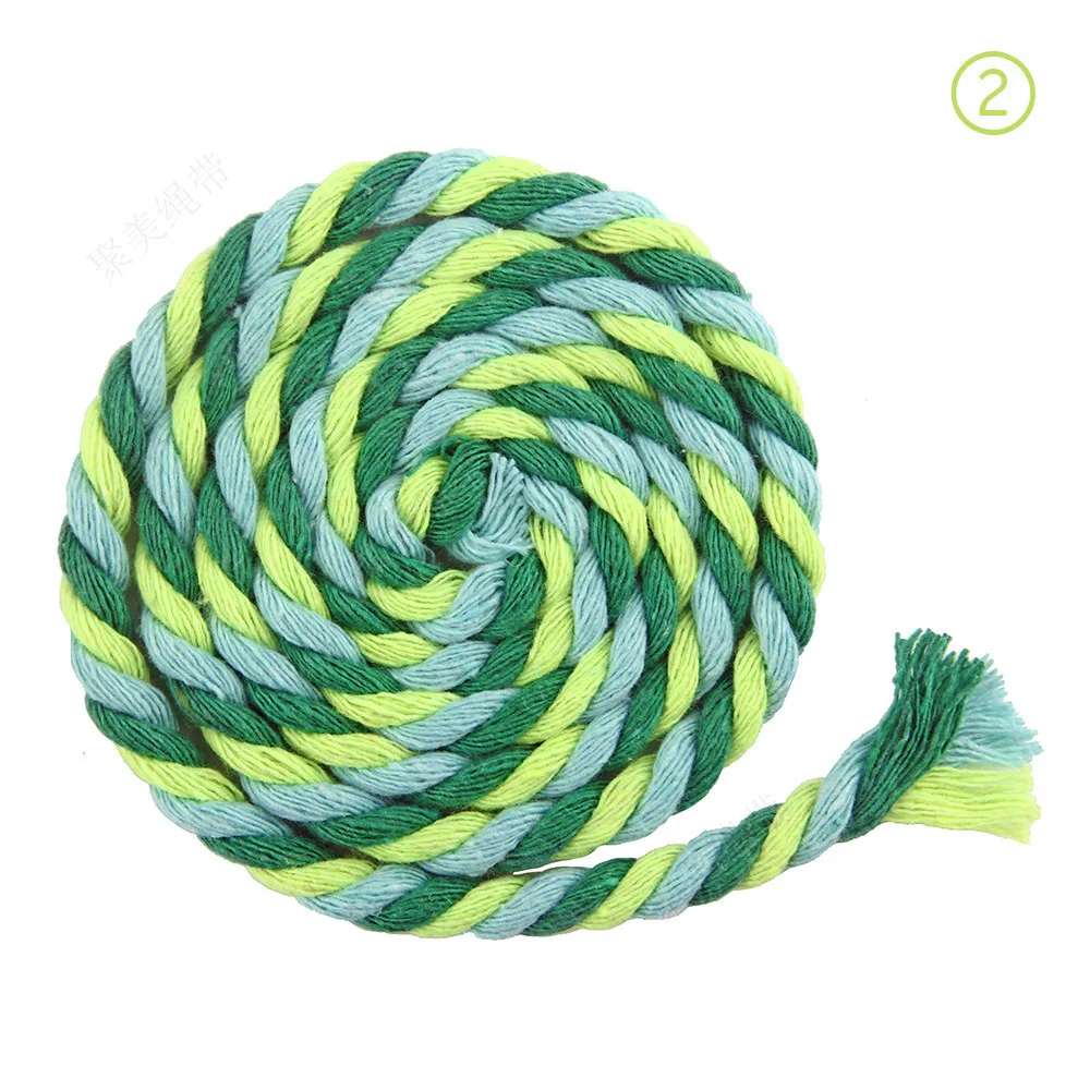 10meters 5mm Cotton Rope Craft Decorative Twisted Cord Rope For Handmade Decoration DIY Lanyard Ficelles Couleurs Thread Cord