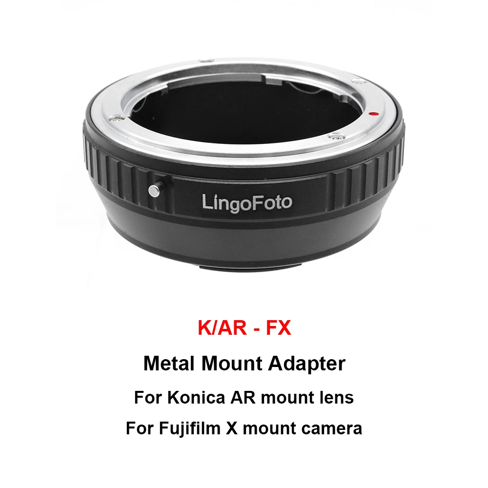 K/Φ кольцо адаптера для Konica AR Mount lens to Fujifilm X mount camera for XA XE XT XH Xpro XS series и т. д. |