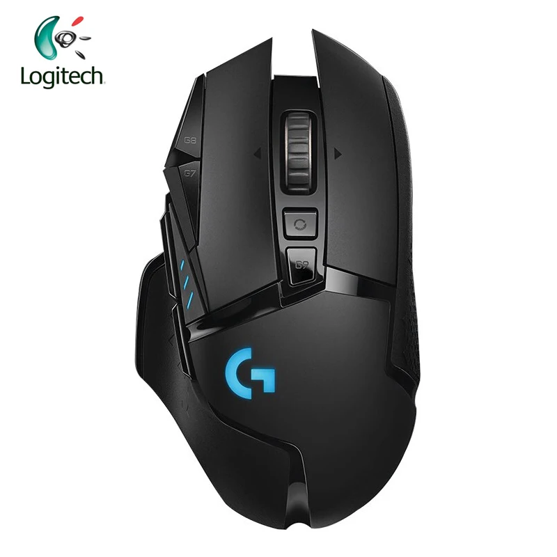 Игровая мышь Logitech G502 LIGHTSPEED с сенсором HERO 16000DPI поддержка кнопок система натяжения