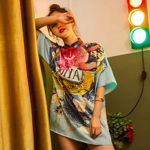 Г. летний стиль, новое платье Чонсам nian qing kuan, улучшенное Ретро свободное платье в китайском стиле для девочек