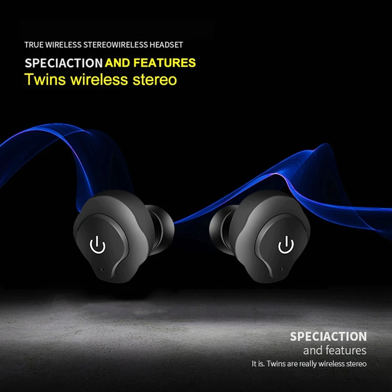 Мини TWS Twins Беспроводная стерео-гарнитура с Bluetooth наушники-вкладыши