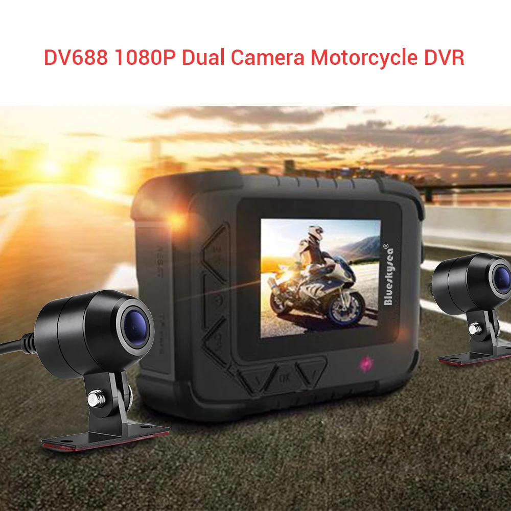 Видеорегистратор Blueskysea DV688 2 4 дюйма 130 ° HD 1080P GPS| |