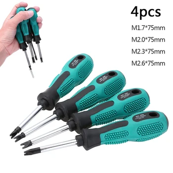

Hot Sale 4pcs Magnetic M Type Combination Screwdriver Set Long Hand Tools Maintenance Screwdriver