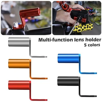 

Clamp Bar Phone HolderRearview Mirror Mount Extender Bracket Holder Levers Multiple Function Motorcycle Accessories