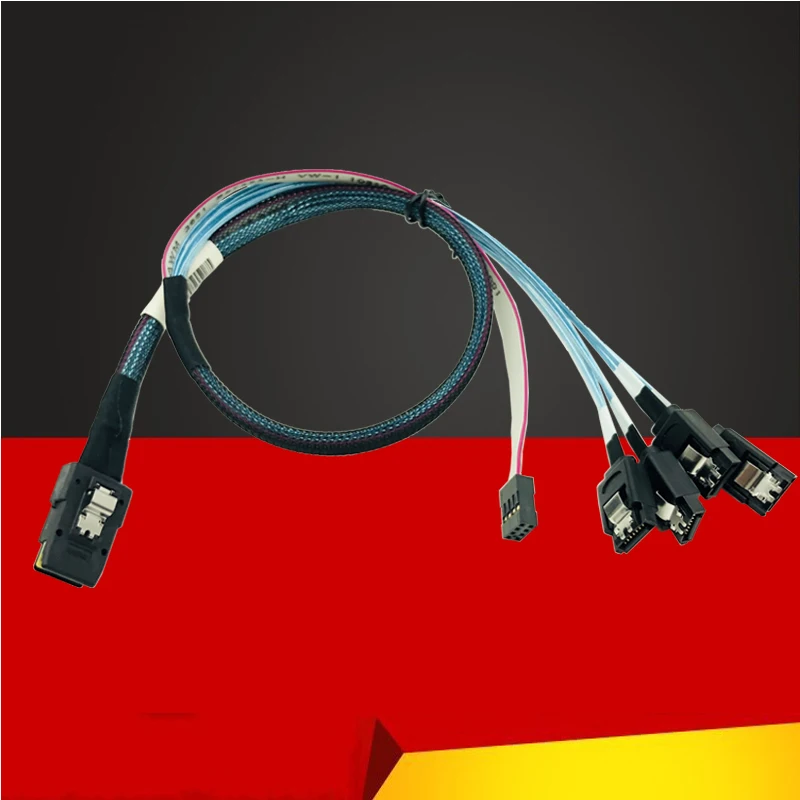 58cm Digital Mini SAS SFF 8087 36 PIN to 4 SATA 7 PIN HD Splitter