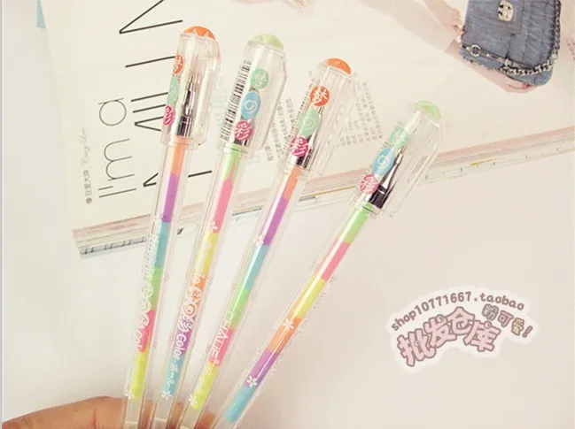 Free shipping Highlighter pen,6 colors Highlighters Maker pen,Original stationery