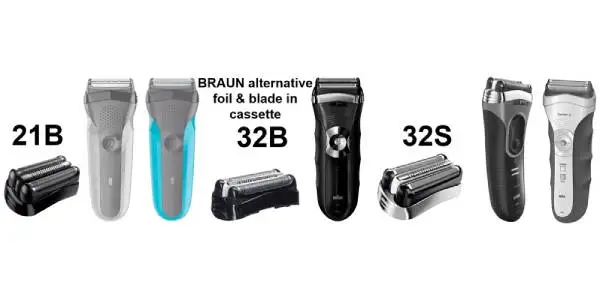 braun shaver blades 21b 32b 32s