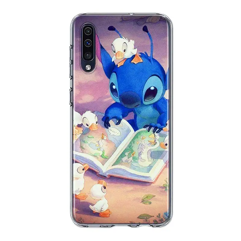 Silicone Cover Lilo Stitch Cartoon For Samsung Galaxy A90 A80 A70 A70S A60 A50 A40 A30S A20S A20E A10 A10E Phone Case silicone case samsung