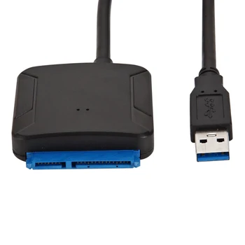 

ABS USB 3.0 To SATA Easy Drive Line Converter Mobile 2.5 Hard Operate Data Cable American Power Supply