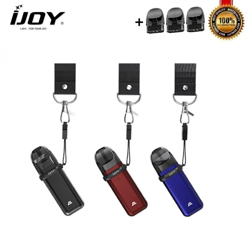 

Original IJoy AI Pod Starter Kit 450mAh Built-in Battery with 2ml Vape Pod All-in-one Cartridge Vaporizer Electronic Cigarette