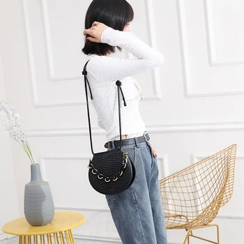 

High sense new round bag women 2020 new spring and summer fashion wild portable messenger handbags